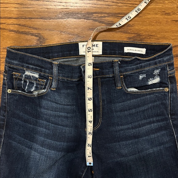 FRAME Le Skinny De Jeanne size 28 medium wash - Picture 6 of 7
